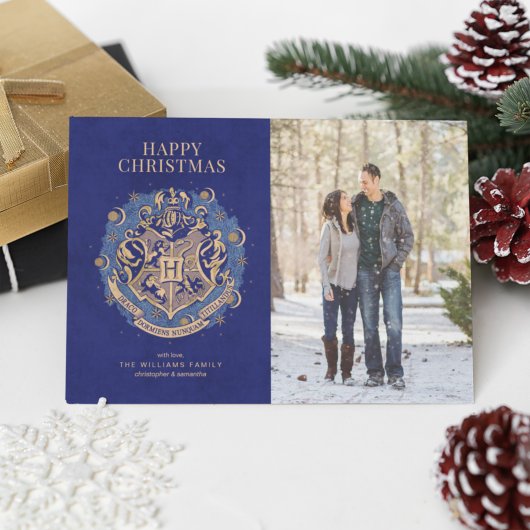 Gelukkig kerstfeest | Foto van HOGWARTS™ Crest Kaart