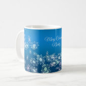 Gelukkig kerstfeest. Greeting.Name. Koffiemok (Voorkant links)