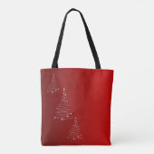 Gelukkig kerstfeest. Greeting.Name. Tote Bag (Achterkant)