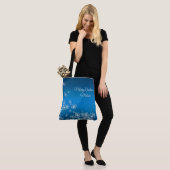 Gelukkig kerstfeest. Greeting. Tote Bag (Op model)