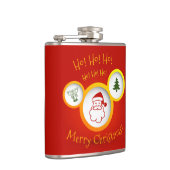 Gelukkig kerstfeest heupfles (Rechts)