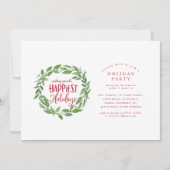 Gelukkig kerstfeest in feestdagen kaart (Voorkant)