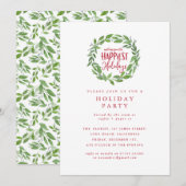 Gelukkig kerstfeest in feestdagen kaart (Voorkant / Achterkant)