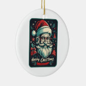 Gelukkig Kerstfeest is mijn zegen Keramisch Ornament (Rechts)