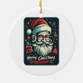 Gelukkig Kerstfeest is mijn zegen Keramisch Ornament (Achterkant)