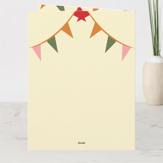 Gelukkig kerstfeest kaart (Achterkant)