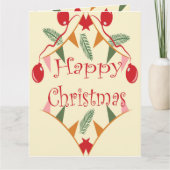 Gelukkig kerstfeest kaart (Voorkant)