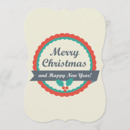 Gelukkig kerstfeest kaart