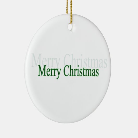 Gelukkig kerstfeest keramisch ornament (Rechts)