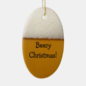 Gelukkig kerstfeest keramisch ornament (Rechts)