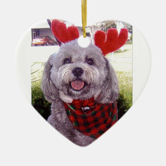 Gelukkig kerstfeest keramisch ornament