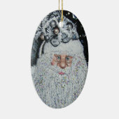 Gelukkig kerstfeest keramisch ornament (Rechts)