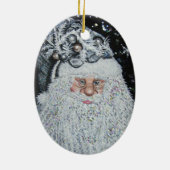 Gelukkig kerstfeest keramisch ornament (Achterkant)