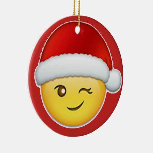 Gelukkig kerstfeest keramisch ornament (Rechts)