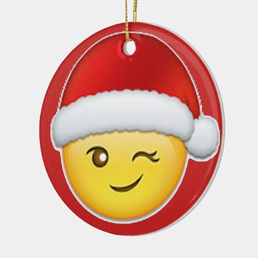 Gelukkig kerstfeest keramisch ornament (Links)