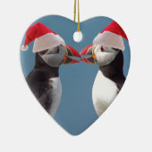 Gelukkig kerstfeest keramisch ornament (Rechts)