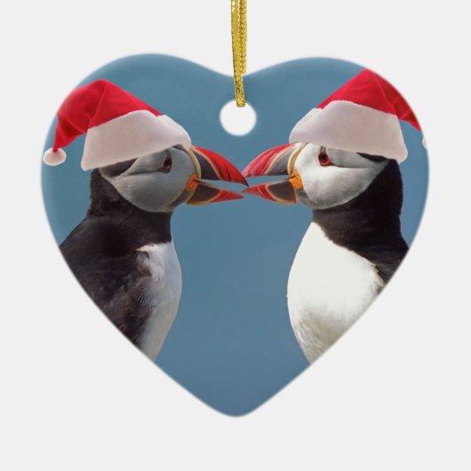 Gelukkig kerstfeest keramisch ornament (Voorkant)