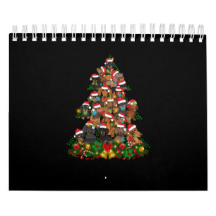 Gelukkig kerstfeest   kerstboomverlichting voor de kalender