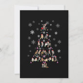 Gelukkig kerstfeest | Kerstmis met een kattebakker Bedankkaart (Voorkant)