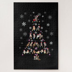 Gelukkig kerstfeest   Kerstmis met een kattebakker Legpuzzel