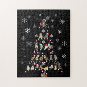 Gelukkig kerstfeest   Kerstmis met een kattebakker Legpuzzel