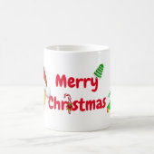 Gelukkig kerstfeest koffiemok (Center)