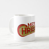 Gelukkig kerstfeest koffiemok (Voorkant links)