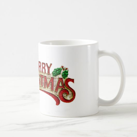 Gelukkig kerstfeest koffiemok (Rechts)