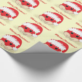 Gelukkig kerstfeest! krab cadeaupapier (Hoek)