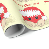 Gelukkig kerstfeest! krab cadeaupapier (Rol Hoek)