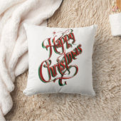 Gelukkig kerstfeest kussen (Deken)