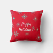 Gelukkig kerstfeest kussen (Achterkant)