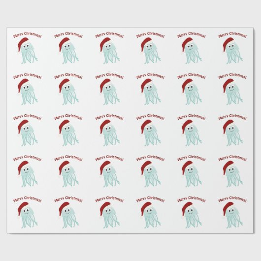 Gelukkig kerstfeest! kwal cadeaupapier (Vlak)