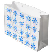 Gelukkig kerstfeest large cadeautasje (Achterkant Gekanteld)