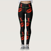 Gelukkig kerstfeest leggings (Voorkant)