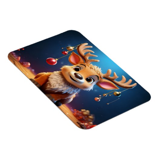 Gelukkig kerstfeest magneet (Rechterzijde)