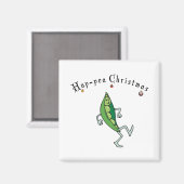 Gelukkig kerstfeest magneet (Voorkant / Achterkant)