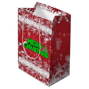 Gelukkig kerstfeest medium cadeauzakje