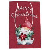 Gelukkig kerstfeest medium cadeauzakje (Voorkant)