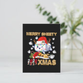 Gelukkig kerstfeest | Merry Sheety 2020 Xmas Bedankkaart (Staand voorkant)