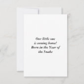 Gelukkig Kerstfeest met Golden Fan Kaart (Achterkant)