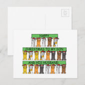 Gelukkig Kerstfeest mijn zoon en zijn man Feestdagenkaart (Voorkant / Achterkant)