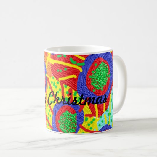 Gelukkig kerstfeest mok (Voorkant rechts)