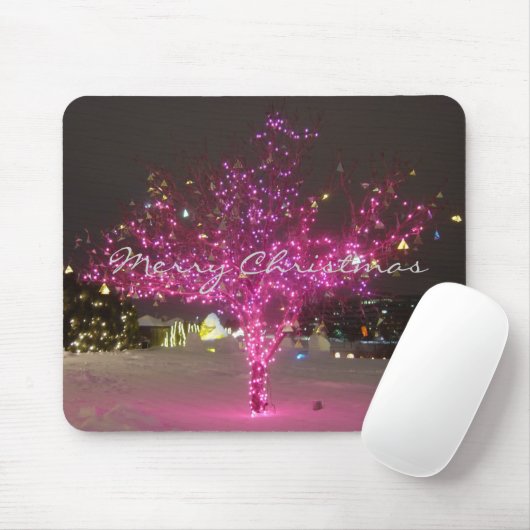 Gelukkig kerstfeest muismat (Met muis)