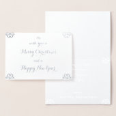 Gelukkig kerstfeest Nieuw jaar Aangepaste feestdag Folie Kaarten (Display)