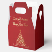 Gelukkig kerstfeest nieuwjaar bedankdoosjes (Geopend)