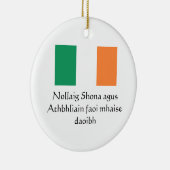 Gelukkig kerstfeest nieuwjaar Iers Ornament (Rechts)