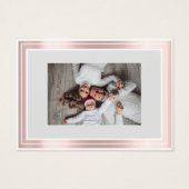 Gelukkig kerstfeest nieuwjaar Roos Heilige Familie Visitekaartje (Achterkant)