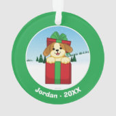 Gelukkig kerstfeest! ornament (achterkant)