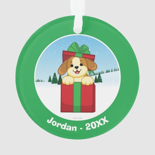 Gelukkig kerstfeest! ornament (achterkant)